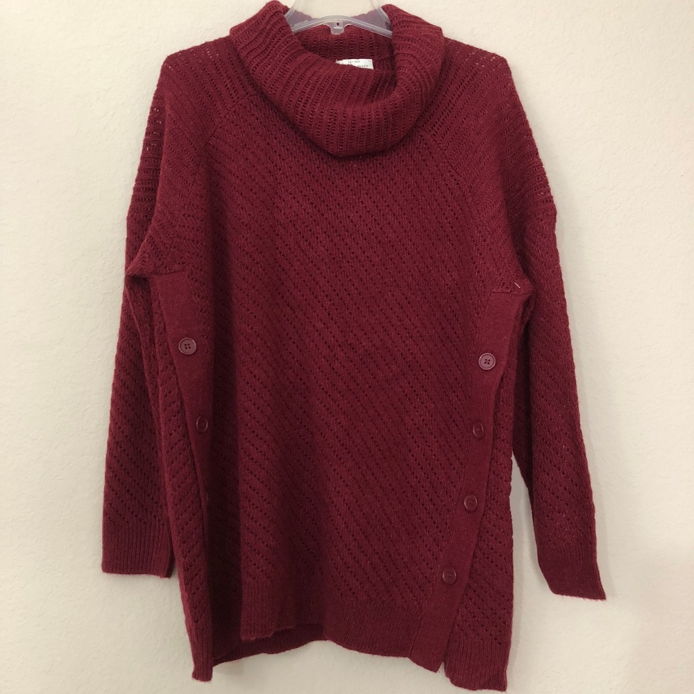 Lucky Brand Turtleneck Cable Knit Sweater NWT